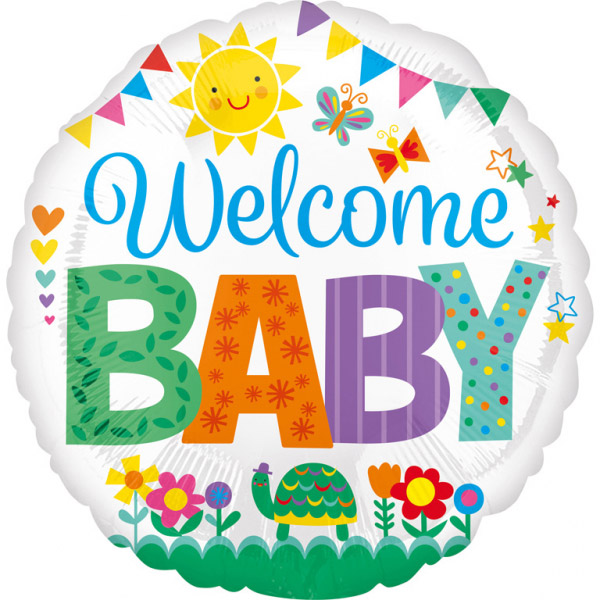 Balon folija Welcome Baby