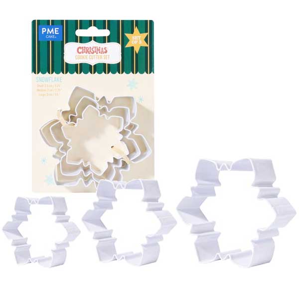 Set modelov za kekse Snežinka 3/1, PME