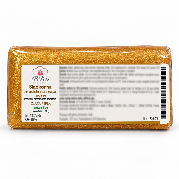 Sladkorna modelirna masa Zlata perla, 100 g
