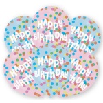 Konfeti balon - Happy Birthday