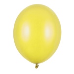 Baloni lateks - Metalik rumena barva (Lemon Zest)