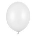 Baloni lateks - Metalik bela barva (Pure White)