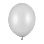 Baloni lateks - Metalik siva barva (Silver Snow)