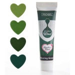Jedilna barva v pasti - Zelena - Racing Green 25 g, RD