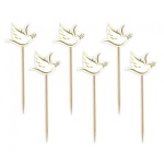 Cupcake topper Golob zlati, 6/1