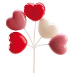 Dekoracija Srčki, 2 kos