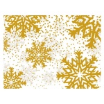 Embalaža za sladice Zlate snežinke 18 x 13,5 cm