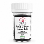 Barva v prahu za čokolado - Črna, 3 g