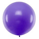 Jumbo lateks balon - pastelno vijola barva (1m)