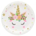 Papirnati krožniki Unicorn 6/1  - 18 cm