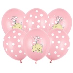 Baloni lateks - Slonček (pastelno roza)