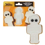 Model za kekse z žigom Okostnjak, Wilton 7,5 cm
