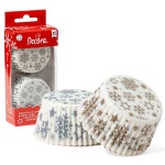 Papirčki za cupcakes Božične zvezde, 36/1