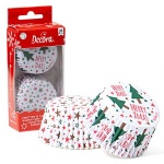 Papirčki za cupcakes Božično drevo, 36/1