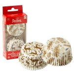 Papirnate posodice Gold Christmas 36/1