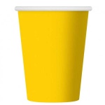 Papirnati kozarec Rumeni, 6/1 - 250 ml