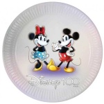 Papirnati krožniki Mickey & Minnie, 8/1 -  23 cm