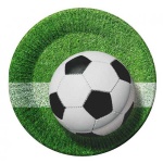 Papirnati krožniki Nogomet 6/1  - 18 cm