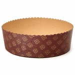 Papirnat pekač nizek Panettone, 10 kos