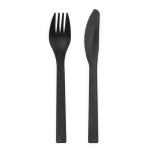 Plastičen pribor 12/1 za večkratno uporabo (vilice in noži)