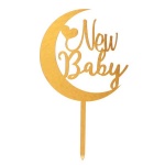 Tortni topper New Baby - plastika