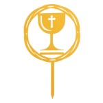 Tortni topper Obhajilo - plastika