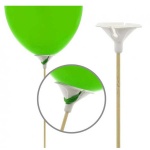 Podporna palica za balone 30 cm - papir/bambus