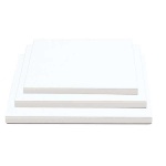 Podstavek Beli kvadratni visoki H 1.2 cm