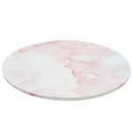 Podstavek za torto (lesonit) - Roza Marmor 30 cm, H 5 mm