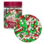 Sladkorni 3D posip - Christmas Wish 70 g, Funcakes
