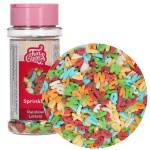 Sladkorni posip Črke pisane 50 g, Funcakes
