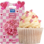 Sladkorni posip Srčki roza, 25 g - PME