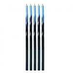 Svečke Visoke Ombre Blue - Black, 15 cm -  5/1