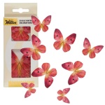 Wafer dekoracija - Metulji Ombre Pink 8/1, Wilton