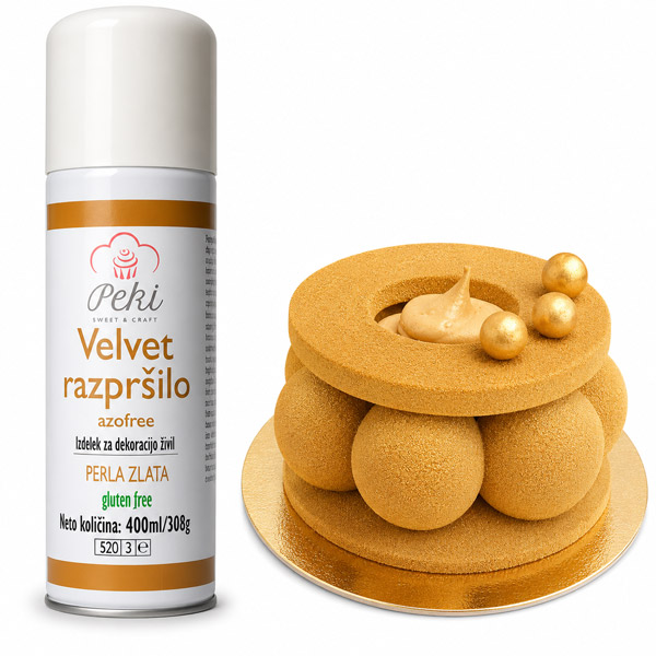 Velvet razpršilo - Perla Zlata 400 ml